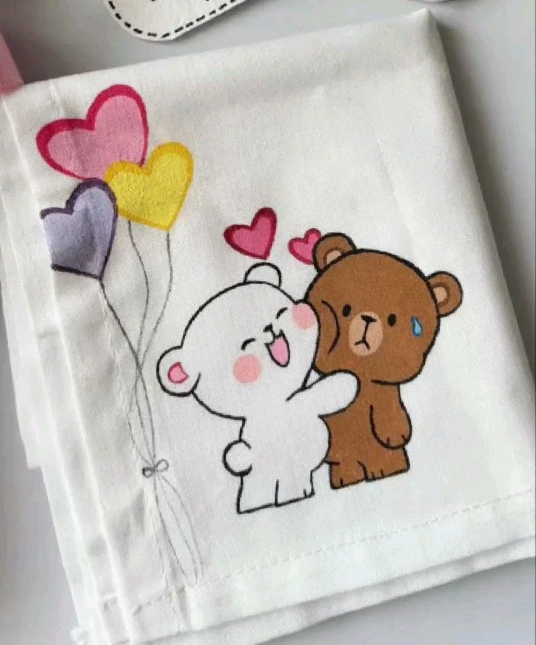 Painted handkerchief