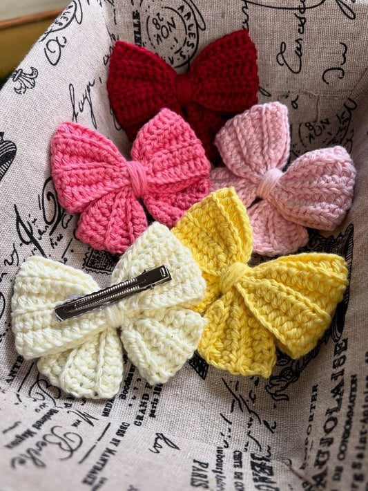Crochet bow single unit